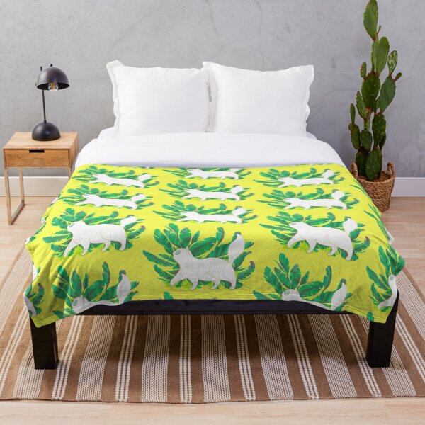 Item preview, Gato blanco en la jungla designed and sold by SingDoodle.