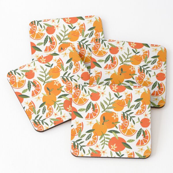 Item preview, Orange Blooms – White Palette designed and sold by Cat Coquillette.