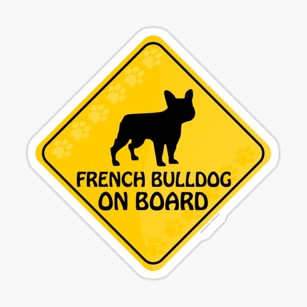 French Bulldog On Board Sticker