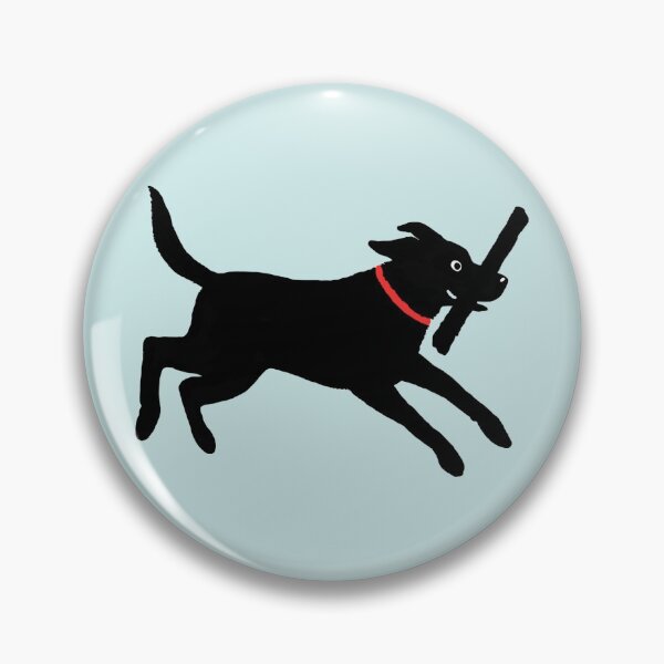 Item preview, Happy Black Lab Running | Cute Labrador Retriever designed and sold by Jenn Inashvili.