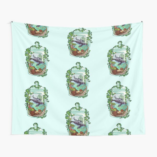 Whale Plant Terrarium Tapestry