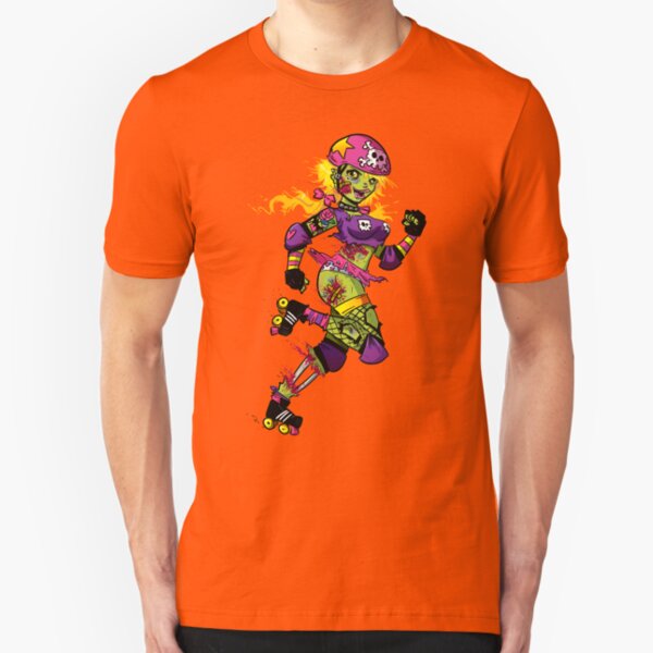 Zombie Derby Doll Slim Fit T-Shirt