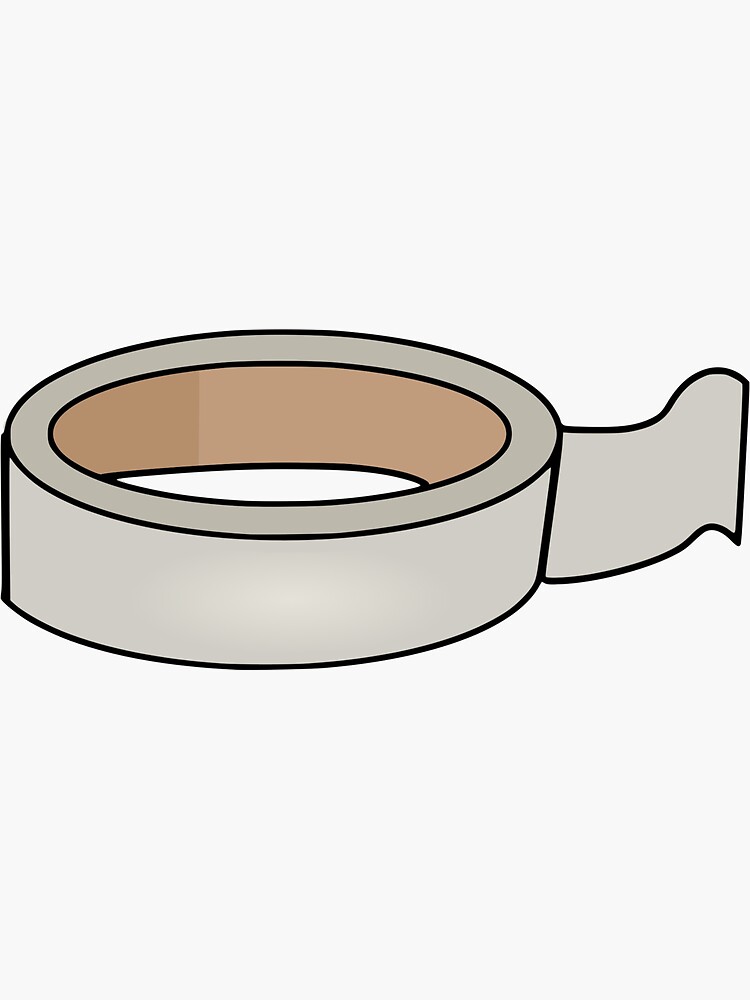 "Duct Tape" Sticker by Reethes Redbubble