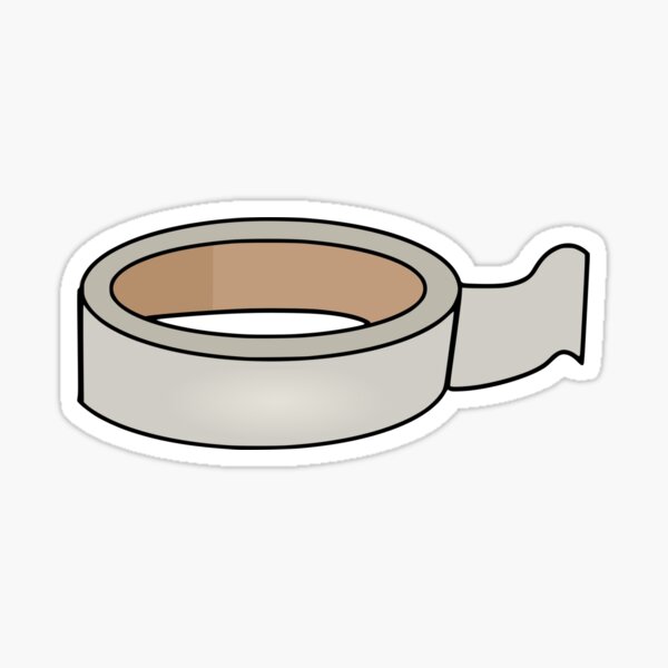 "Duct Tape" Sticker by Reethes Redbubble