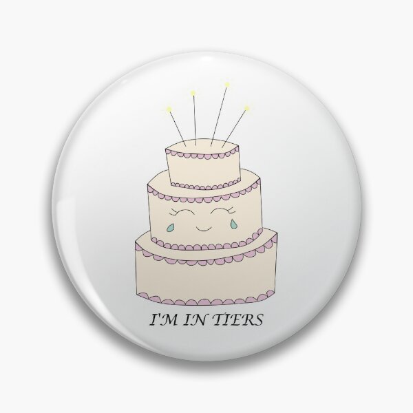 Item preview, I'm in Tiers Cake Pun designed and sold by punderfullife.