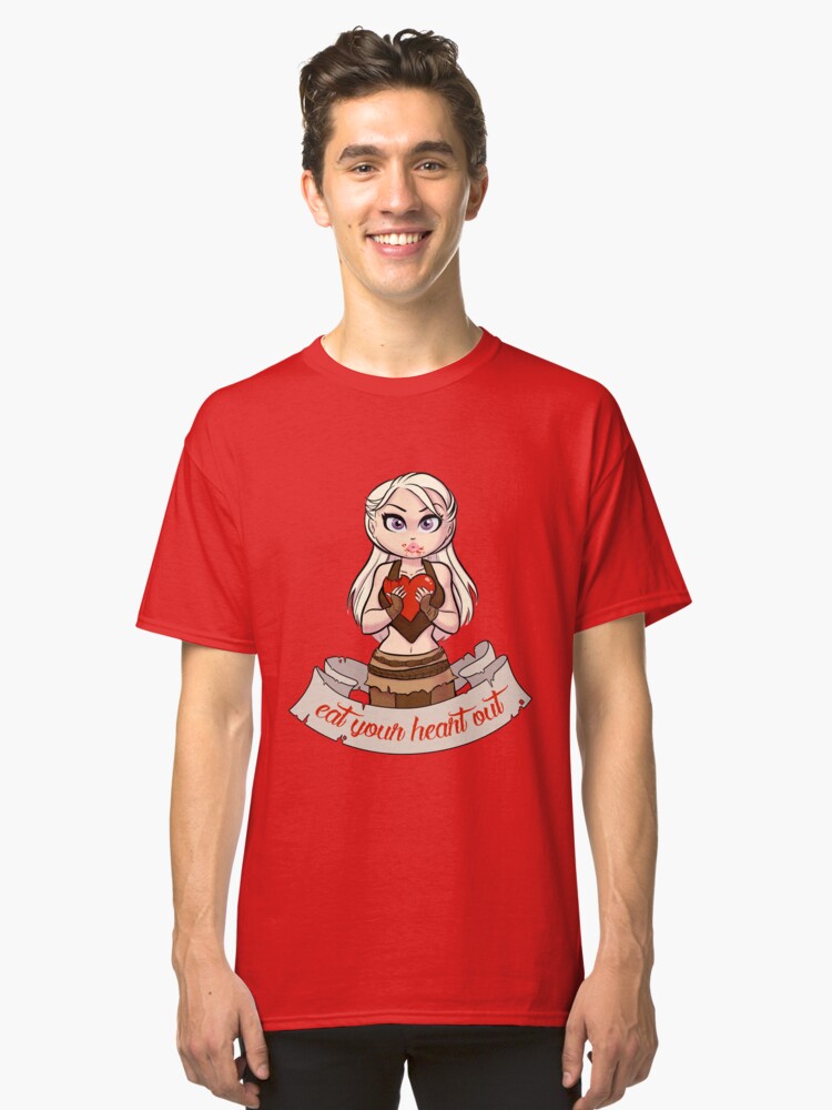 Alternate view of Eat Your Heart Out Classic T-Shirt