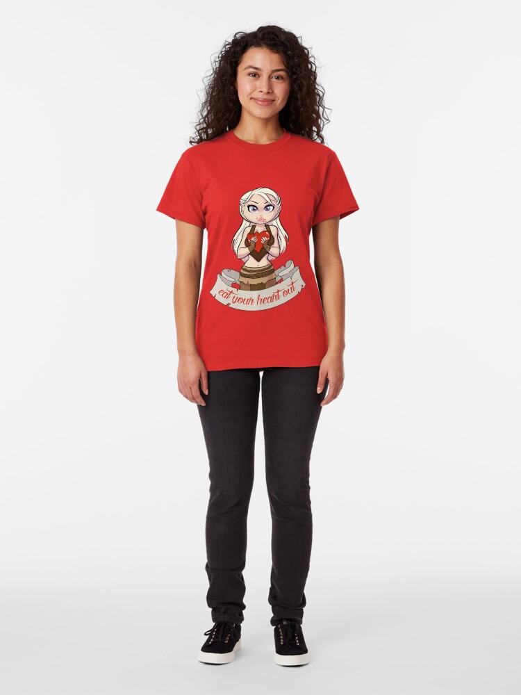 Alternate view of Eat Your Heart Out Classic T-Shirt