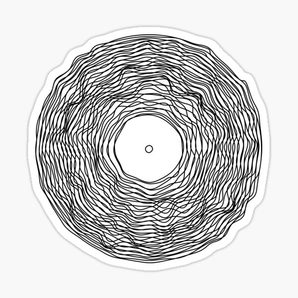 Item preview, Disco de vinilo ondulado designed and sold by safemouse.