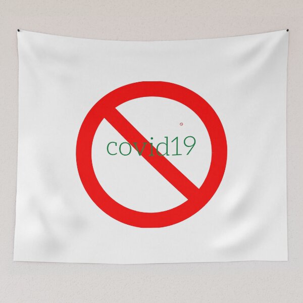Item preview, no to covid19 the corona virus  designed and sold by Souperjumble.