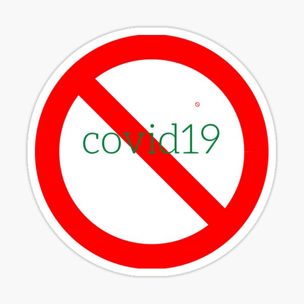 Item preview, no to covid19 the corona virus  designed and sold by Souperjumble.