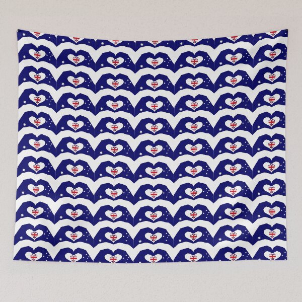 Item preview, We Heart Australia Patriot Flag Series  designed and sold by Carbon-Fibre Media.