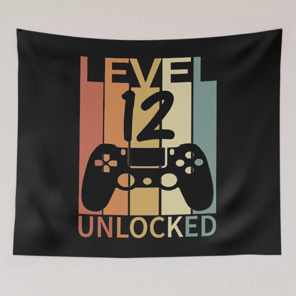 Item preview, Level 12 Unlocked Funny kids gaming designed and sold by nassertim.
