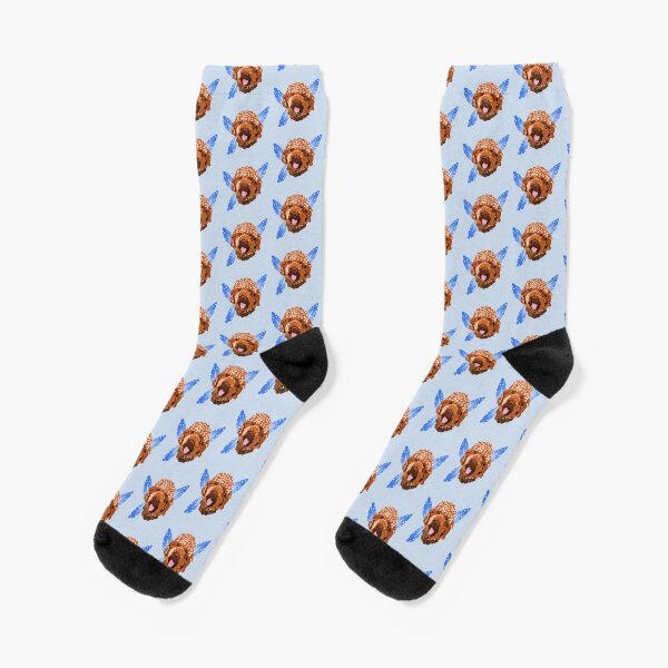 Bichon Frise Dog Paws Pattern Men-Women Adult Ankle Socks Crazy Novelty Socks