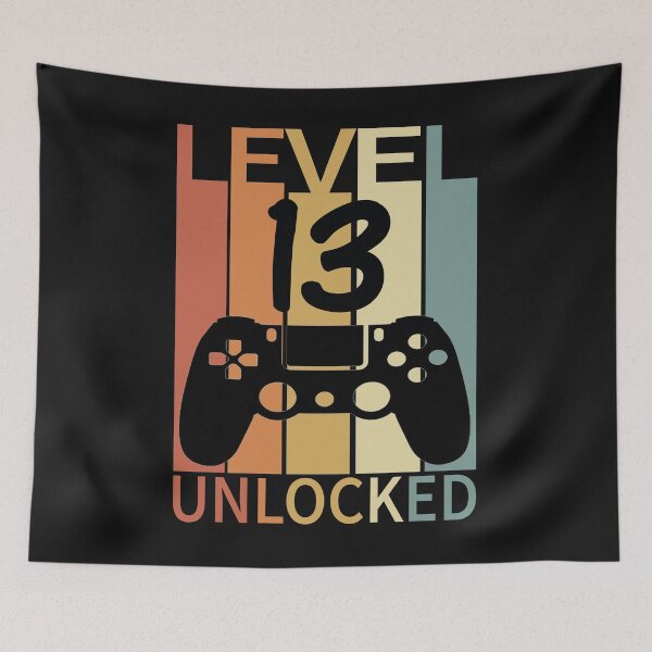 Item preview, Level 13 Unlocked Funny kids gaming designed and sold by nassertim.
