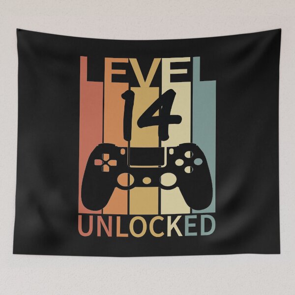 Item preview, Level 14 Unlocked Funny kids gaming designed and sold by nassertim.