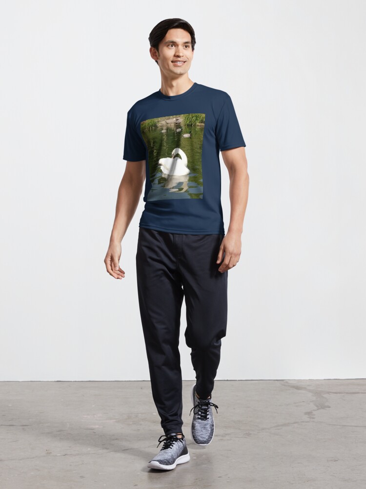 Alternate view of M.I. #65 |☼| Swan - Shot 23 (Pearson Park) Active T-Shirt