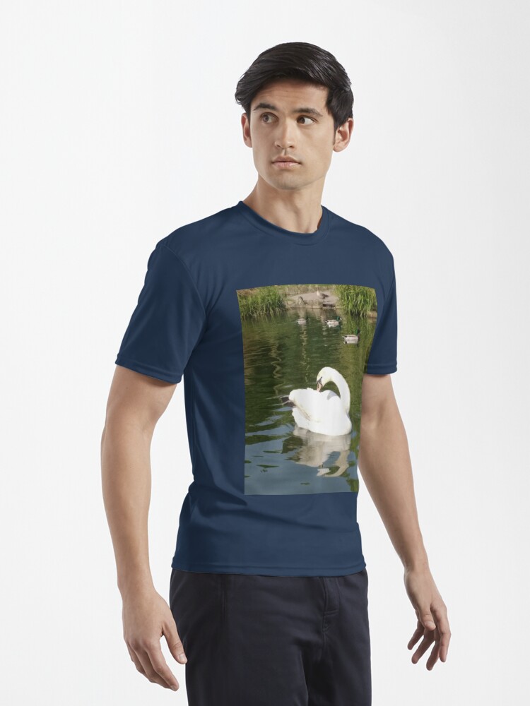 Alternate view of M.I. #65 |☼| Swan - Shot 23 (Pearson Park) Active T-Shirt