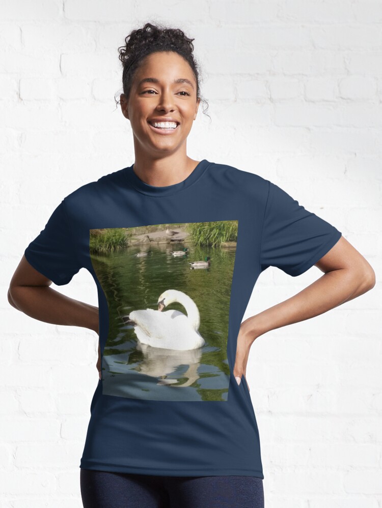 Alternate view of M.I. #65 |☼| Swan - Shot 23 (Pearson Park) Active T-Shirt