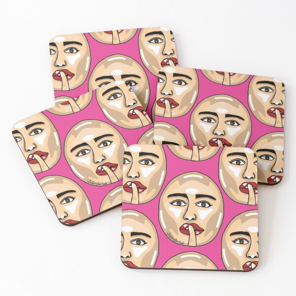 Item preview, 7 Pink shh designed and sold by StellaStrobel.