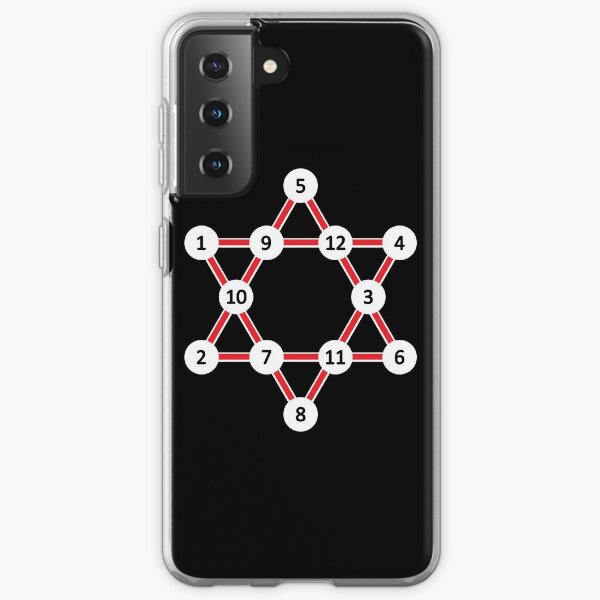 Super Magic Star Red with Numbers Samsung Galaxy Soft Case