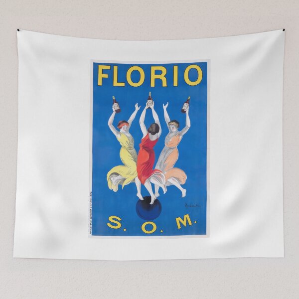 Item preview, 1911 Florio S.O.M. Wine French Advertising Poster designed and sold by retrographics.