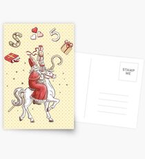 Sinterklaas Greeting Card - Gold Postcards