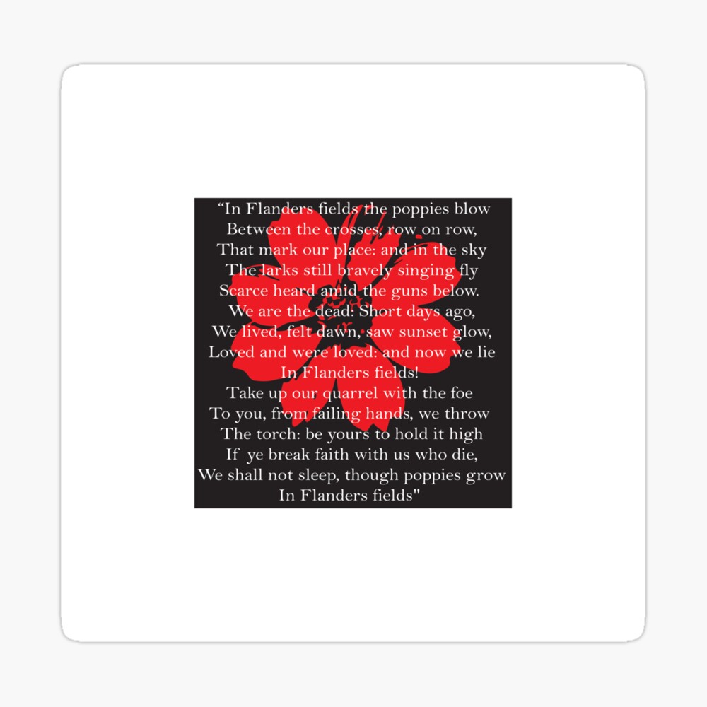 In Flanders Fields Greeting Card by Andrew Fare