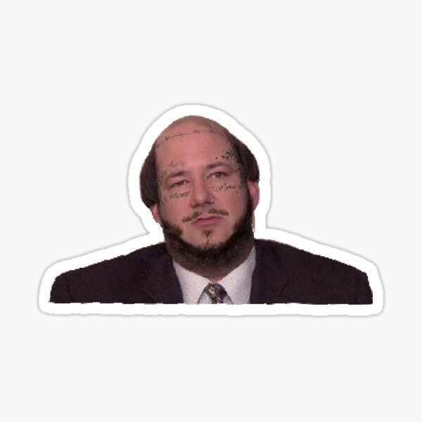 Post Kevin Malone Sticker By Laurenfelle Redbubble