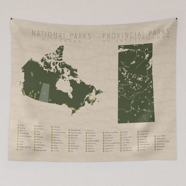 Item preview, Canadian National Parks - Saskatchewan designed and sold by FinlayMcNevin.