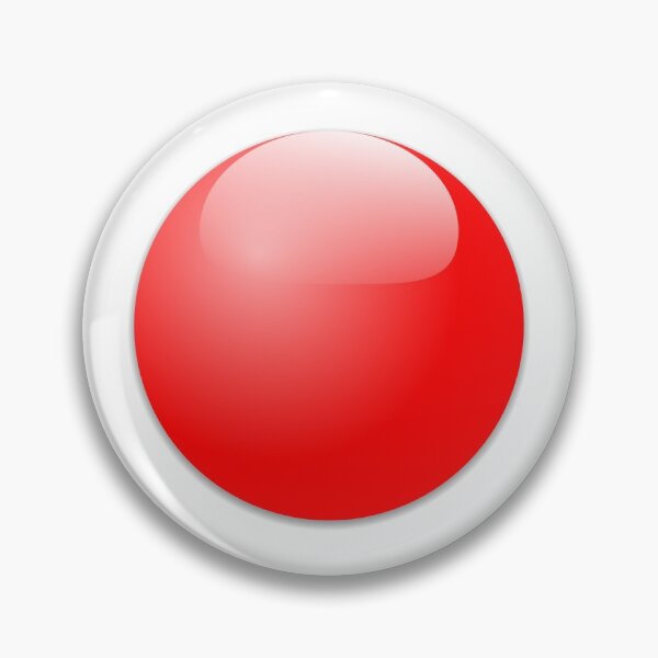 Item preview, Polka Dot Inspired Shiny, Glossy Red 3D Ball Circle designed and sold by BleuSky.