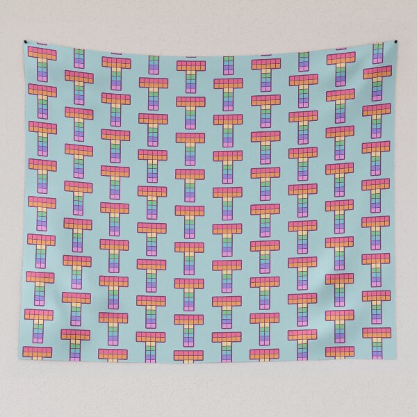 Item preview, T letter, alphabet, typography, font designed and sold by OkihanaShop.
