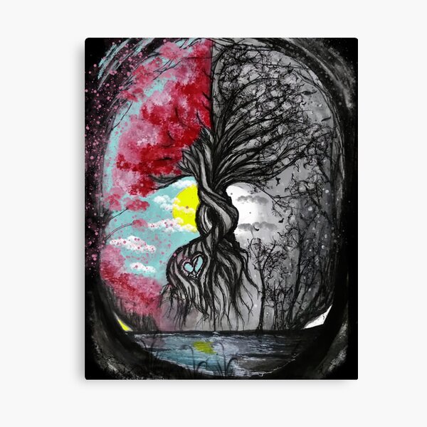 Tree of Life and Death Canvas Print