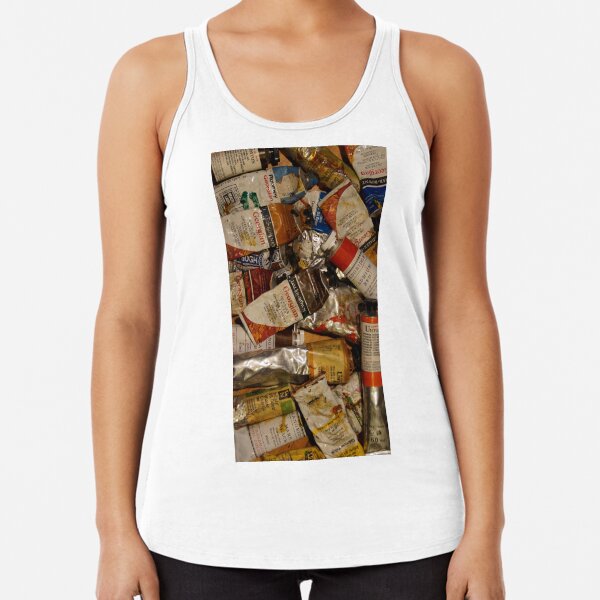 Shhhh... Artist at Work Racerback Tank Top