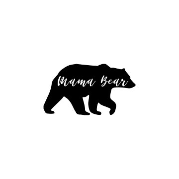 Mama Bear and Cubs Sticker for Sale by Erin0987