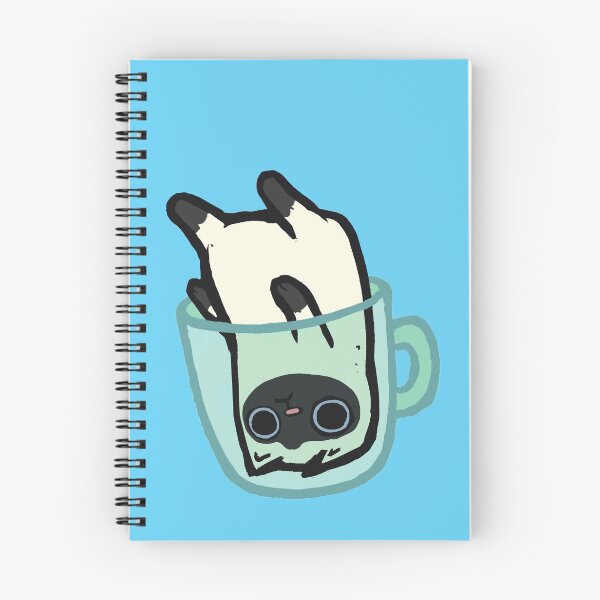 Artikelvorschau, Tasse Katze Blau entworfen und verkauft von SingDoodle.