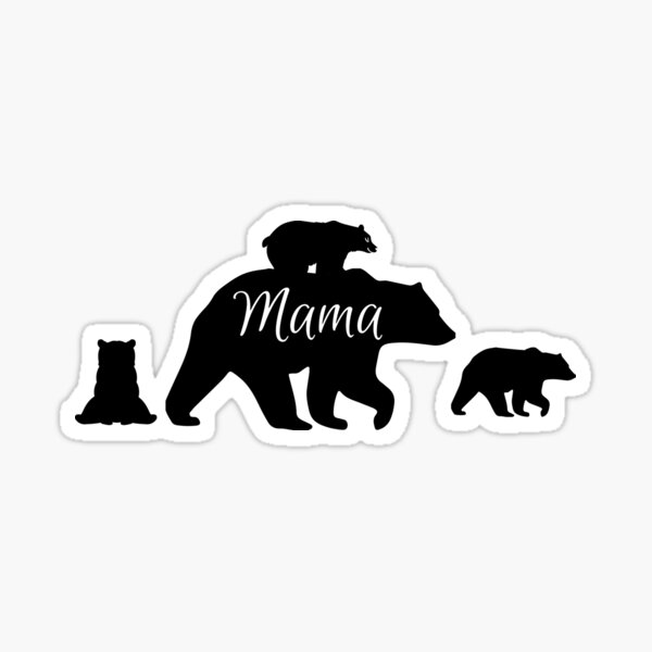 Momma Bear Sticker Mama Bear Sticker Momma Bear Decal Mama Bear Decal Mama Bear Vinyl 