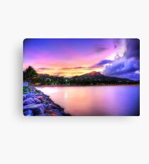 Sunset Strand Canvas Print