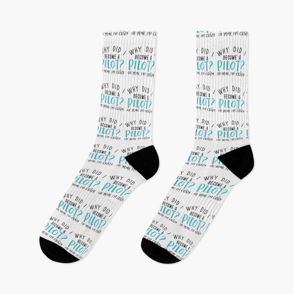 Item preview, Why did I become a PILOT? Oh yeah, I'm CRAZY! designed and sold by jazzydevil.