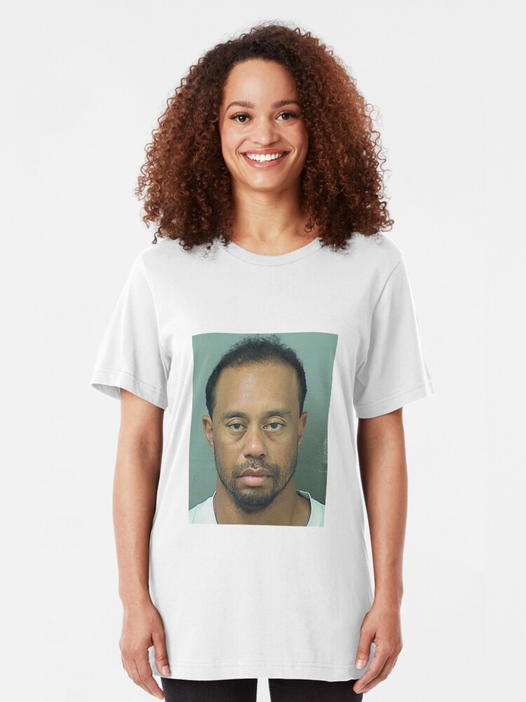 tiger woods shirt mugshot