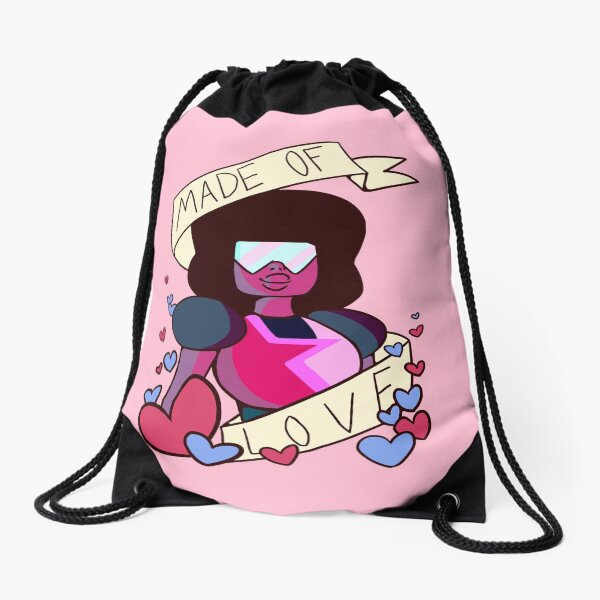 Made Of Love Drawstring Bag