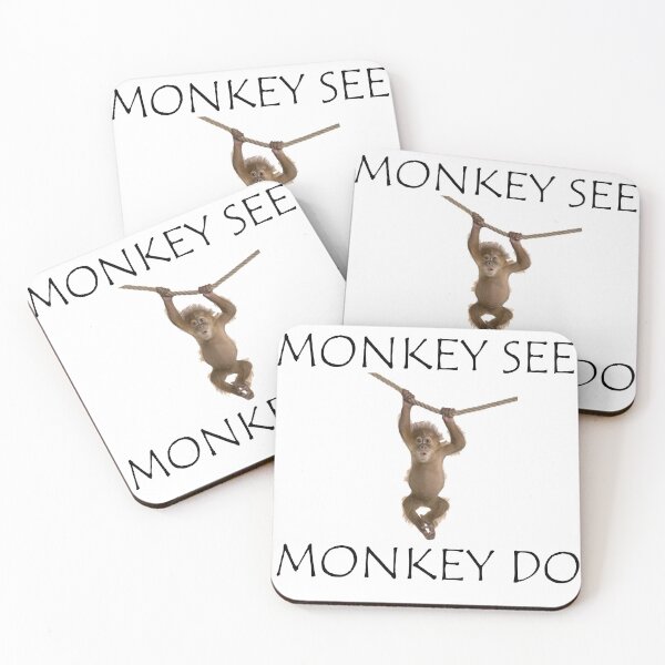 Item preview, MONKEY SEE MONKEY DO designed and sold by shirtmaster101.