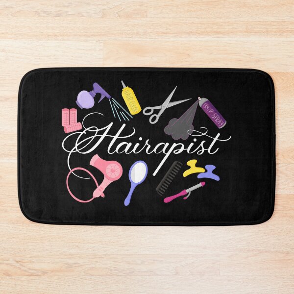 Item preview, Hairapist Hairdresser Hair Stylist Barber Design On Black designed and sold by Gsallicat.