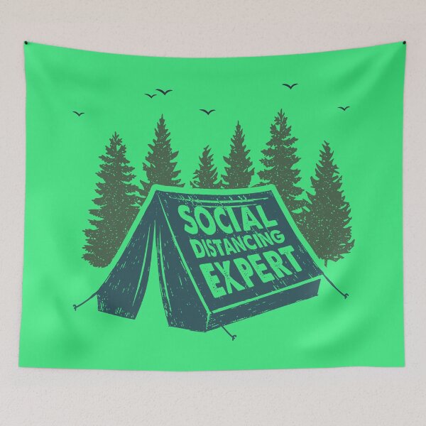 Item preview, Social Distancing Expert designed and sold by thesircurly.