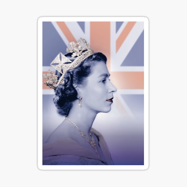 Item preview, Queen Elizabeth II & Union Jack designed and sold by Kenobass.