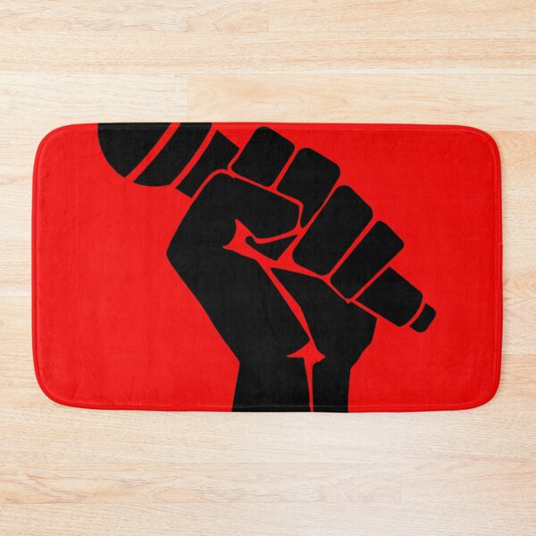 Item preview, Raised Fist Mic Microphone Music Rap Struggle  designed and sold by obviouslogic.