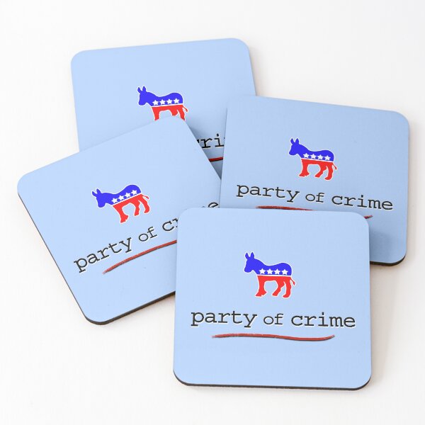 Item preview, Democrat Party--the Party of Crime by Clandestocracy_-_red designed and sold by Clandestocracy.