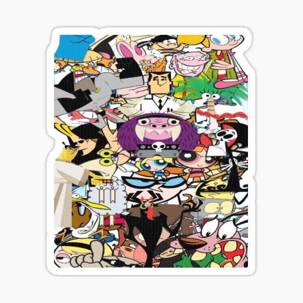 Cartoon Network Collage Stickers Redbubble