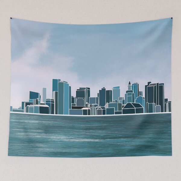 Item preview, Boston Skyline designed and sold by michelleiovino.