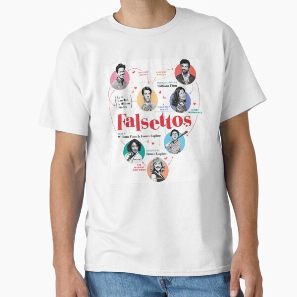 Vista previa del artículo con la obra «Cartel de Falsettos 2016», diseñado y vendido por SoggyCheeseFry.