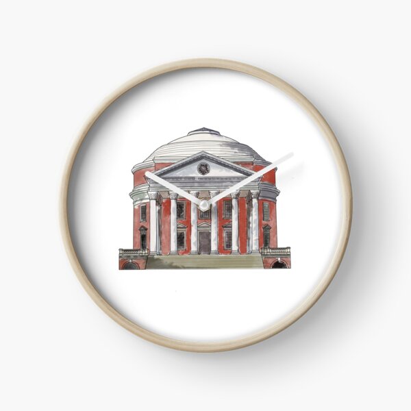 Full Color UVA Rotunda Clock